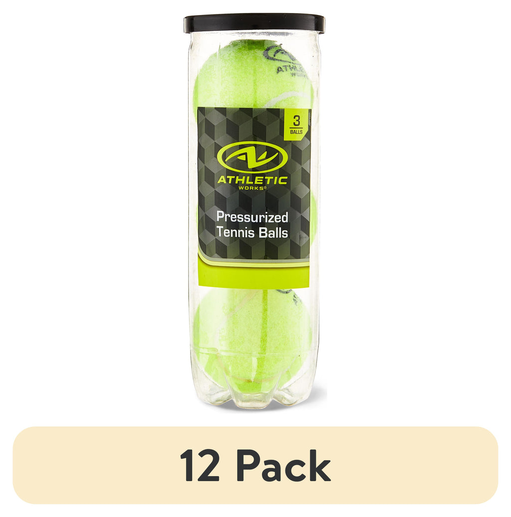 12-Pack Pressurized Tennis Balls for All Court Use