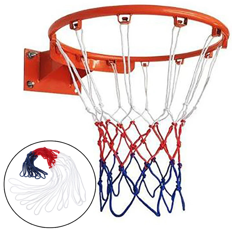 Outdoor Sports Standard Basketball Net Nylon Hoop Goal Standard Rim for Basketball Backboard Rim Ball Pum