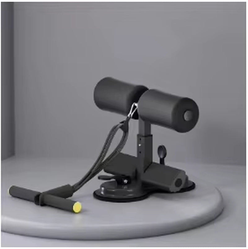 Suction Cup Sit-Up Assistance Device, Portable Abdominal Workout Trainer for Home Use with Non-Slip Base