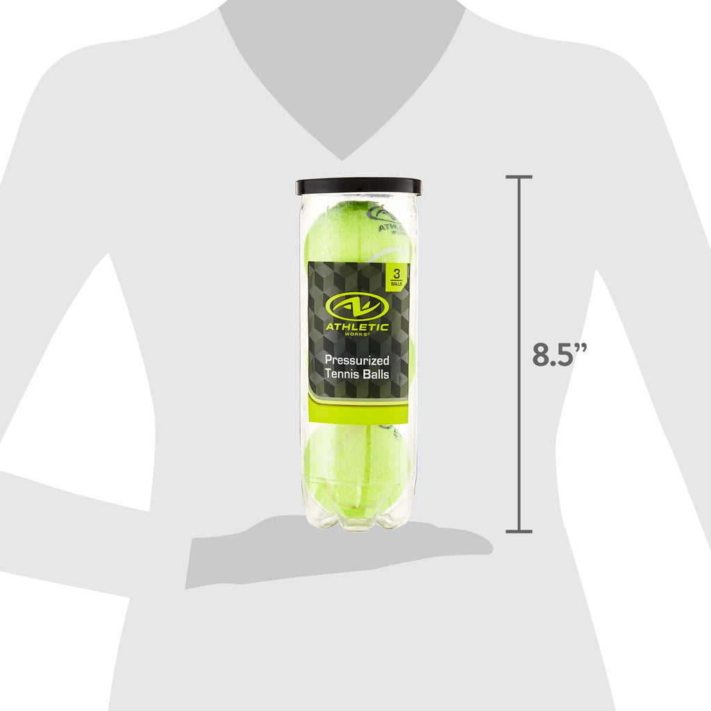 12-Pack Pressurized Tennis Balls for All Court Use