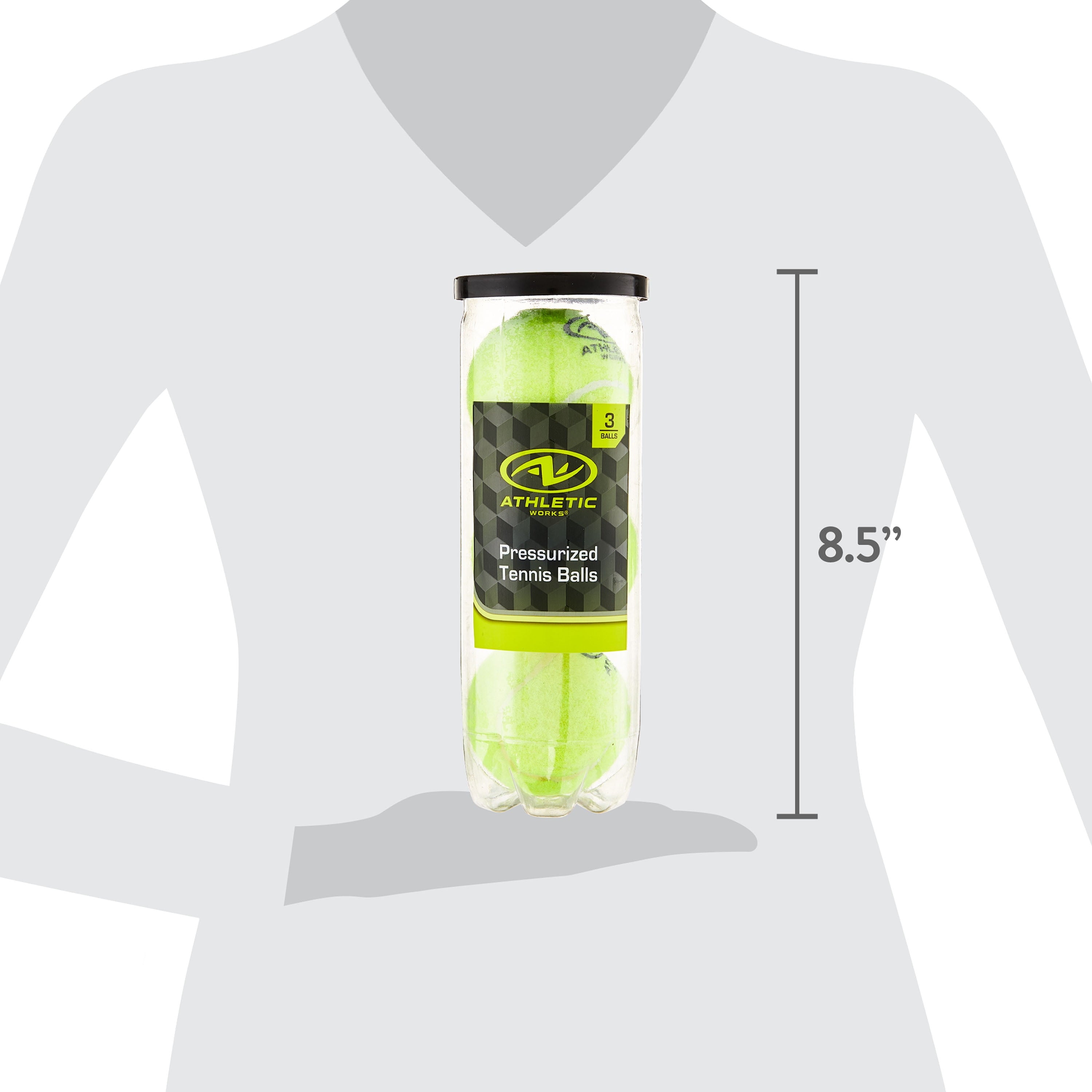 12-Pack Pressurized Tennis Balls for All Court Use