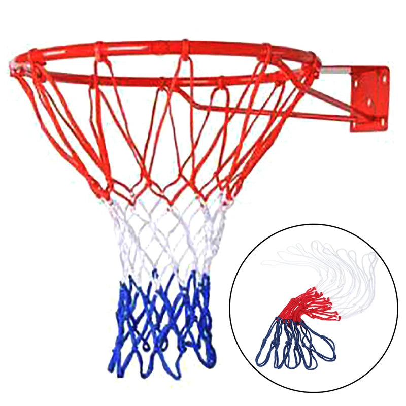 Outdoor Sports Standard Basketball Net Nylon Hoop Goal Standard Rim for Basketball Backboard Rim Ball Pum