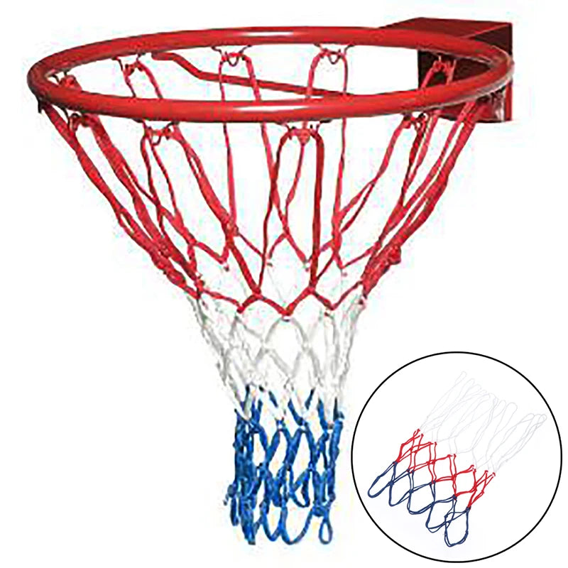 Outdoor Sports Standard Basketball Net Nylon Hoop Goal Standard Rim for Basketball Backboard Rim Ball Pum