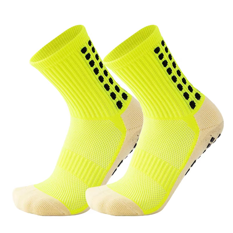 Wholesale Football Grip Socks Soccer Socks anti Slip Non Slip Grip Pads for Football Basketball Sports Grip Socks