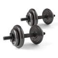 Adjustable Cast Iron Dumbbell Set, 40 lbs