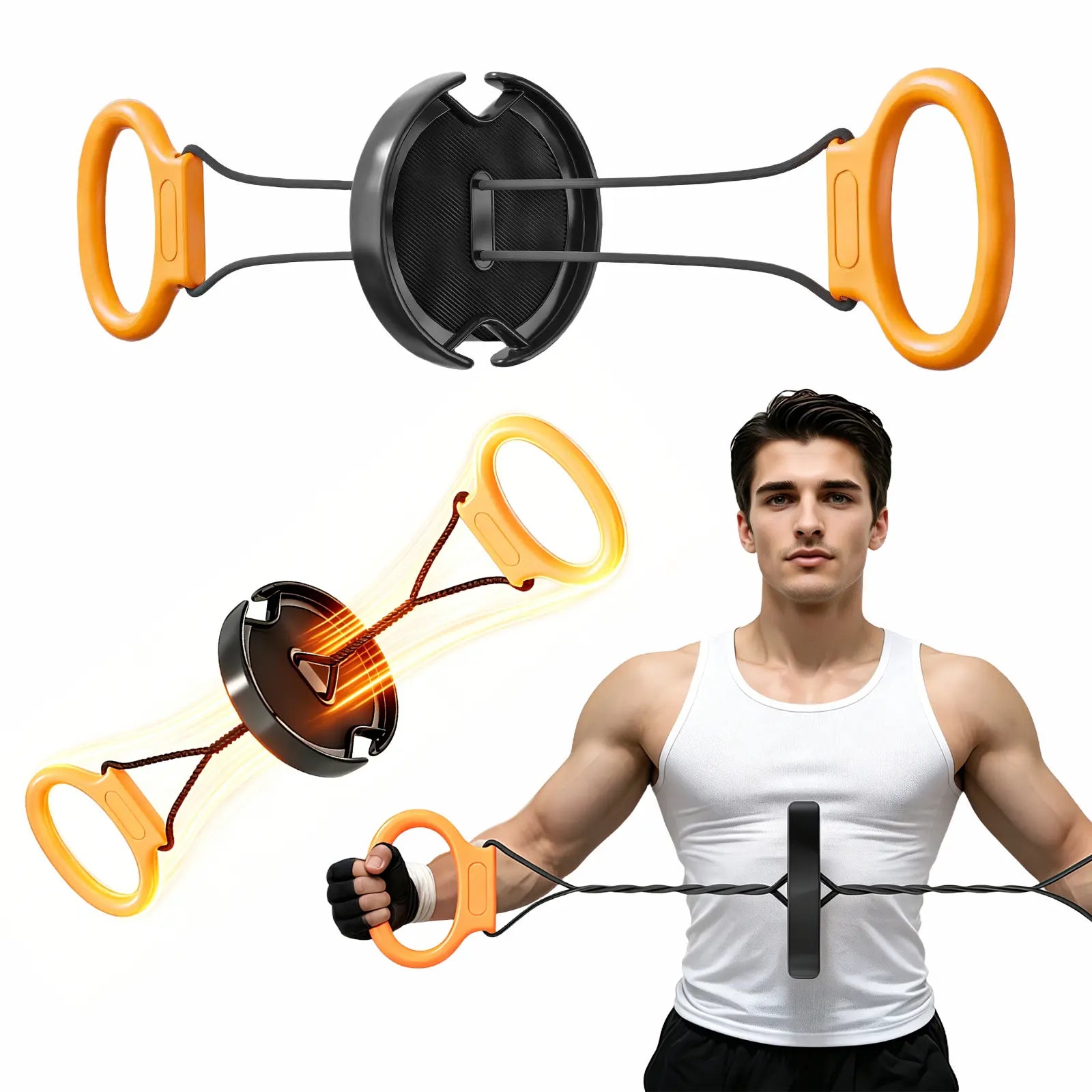RENRUI Professional Fitness Resistance Bands for Arm and Back Training - Elastic Ropes for Pure Barre, Chest, Shoulder, and Arm Stretching - Ideal for Physical Therapy, Yoga, and Pilates