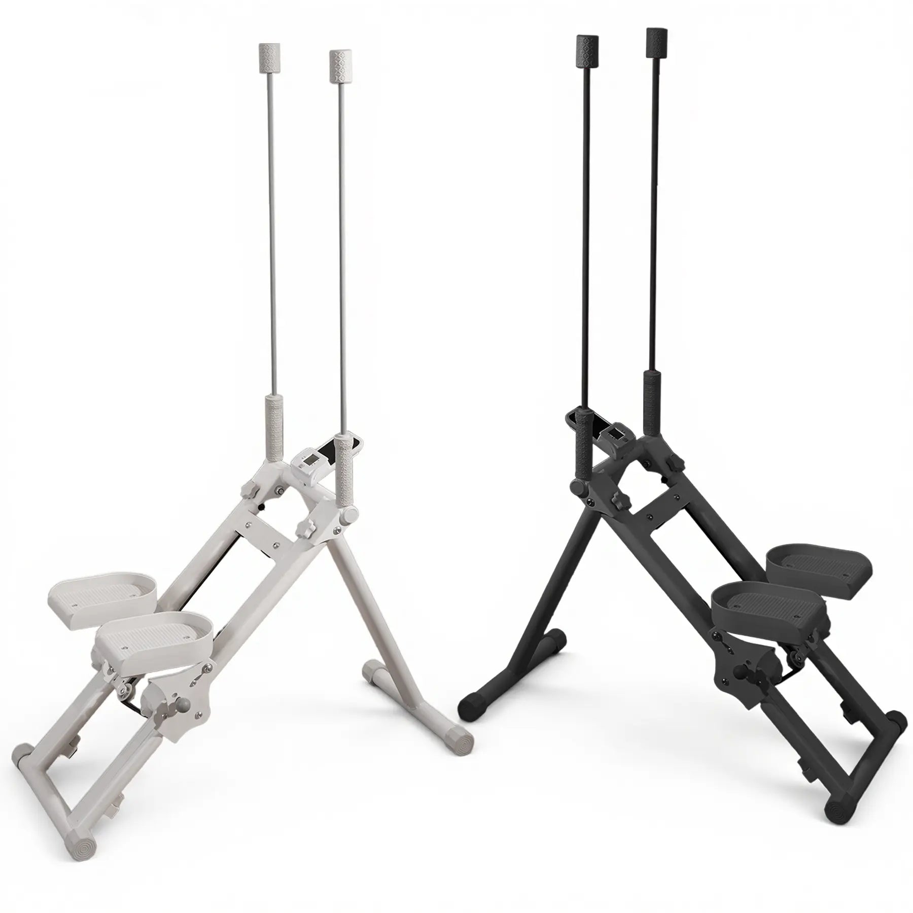 KYOUBY Vertical Climber and Stair Stepper - Heavy-Duty Home Gym Equipment with Adjustable Dual-Grip Handrails and 300 lbs Weight Capacity for Home Workouts